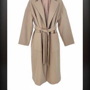 Elegant Tan Trench Coat